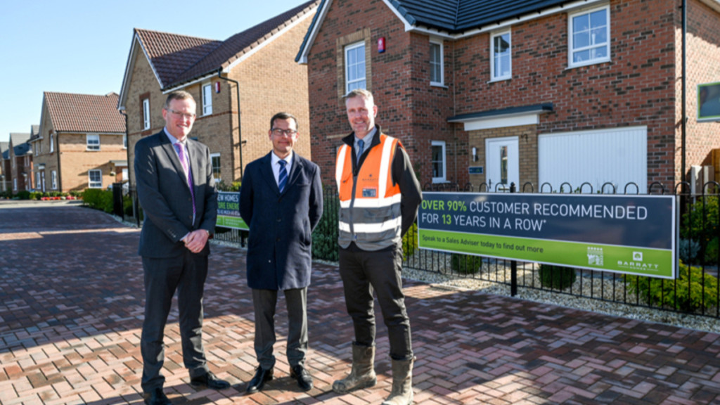 Barratt Developments welcomes local MP Nick Fletcher to Kings Lodge ...