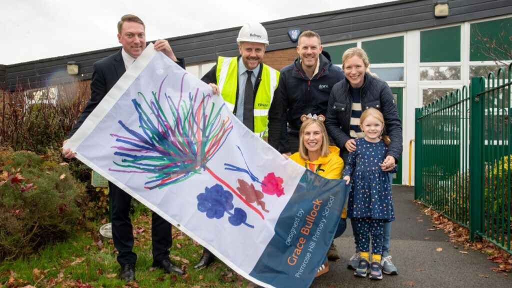 Euxton school pupil wins Bellway's Design a Flag competition - Business ...