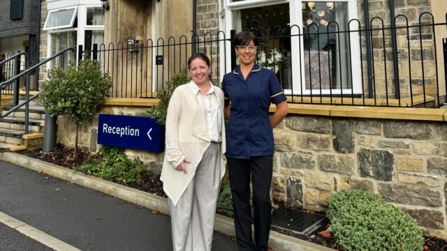 Joanne-Morton-and-Katie-Dorning-outside-Egerton-Manor-CROPPED
