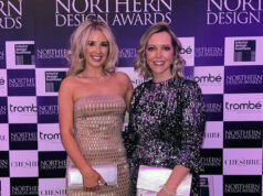 Orka Interiör marks five years of creative interior design and collaboration Abigail Smith and Kim Crowther of Orka Interiör at the Northern Design Awards.