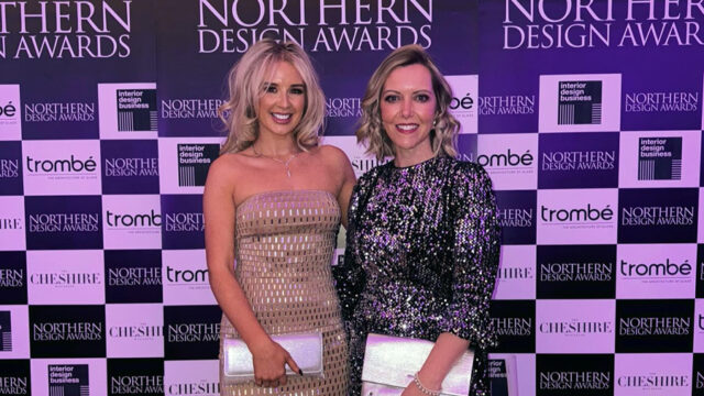 Orka-5-Years-Abigail-Smith-and-Kim-Crowther Abigail Smith and Kim Crowther of Orka Interiör at the Northern Design Awards.