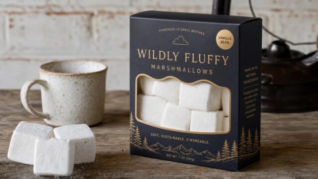 An example of luxury cardboard food packaging -