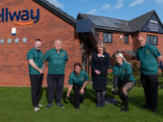Bellway supports Pentre Broughton with cash towards bowling shelter