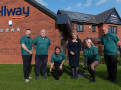Bellway supports Pentre Broughton with cash towards bowling shelter
