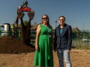 Scott Bros donation helps transform redundant school site into community nature space
