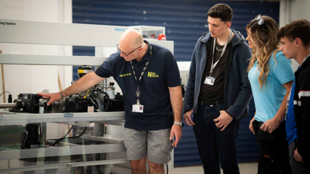 Nick-Marshall-Head-of-Engineering-and-Advanced-Motor-Vehicle-at-Hull-College-showing-students-some-of-the-specialist-equipment-in-Greenwave