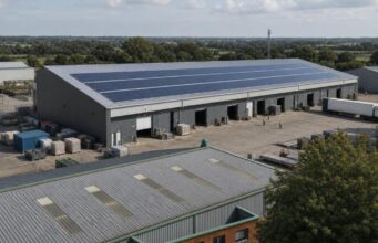 How Businesses Can Reduce Peak-Time Electricity Costs with Solar Warehouse with solar panels, up to three warehouse