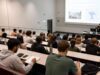 University lecture theatre - blurred out people