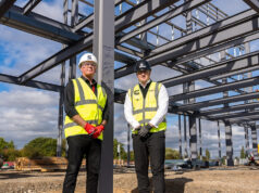 GMI steel signing marks progress on Cummins’ 282,000 sq. ft Darlington expansion